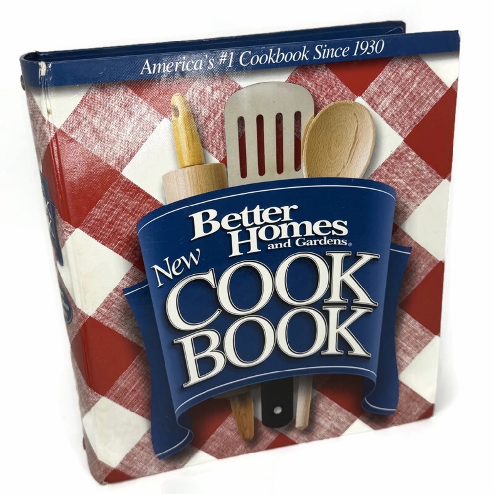 Vintage 2002 Better Homes and Gardens Red Checkered Cook Book Binder